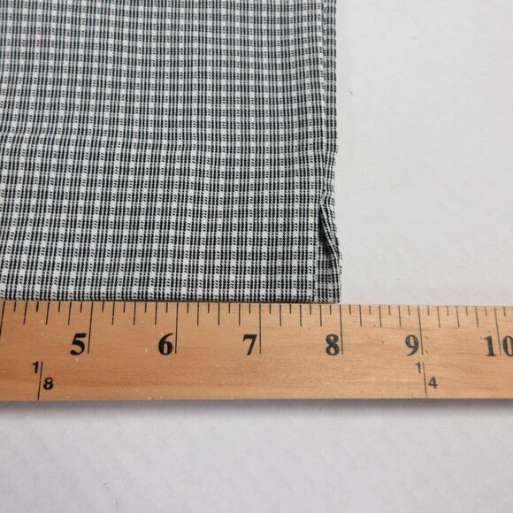 HILARY RADLEY Plaid Tummy Control Ankle Pants XXL (20) White Black Crop 2XL NWT - Picture 12 of 12